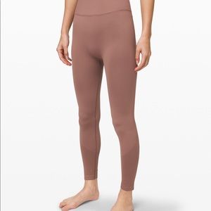 Lululemon Ebb To Street Soft Pink Leggings